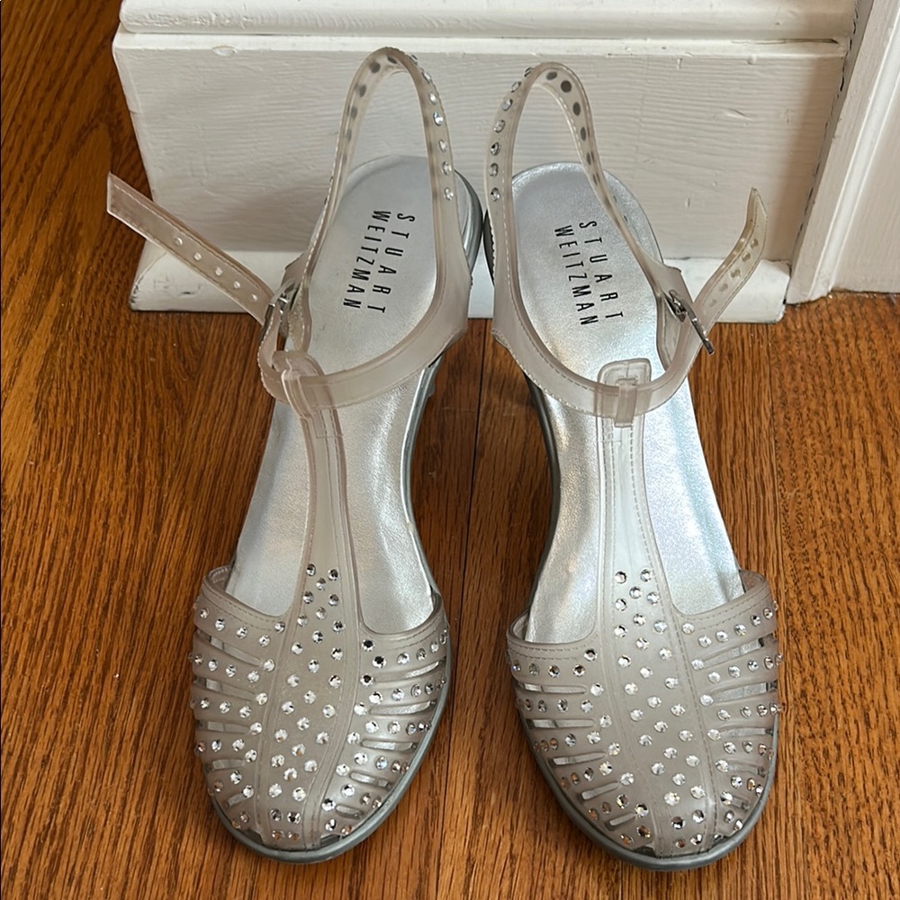 Vintage Rhinestone Jelly Heels
